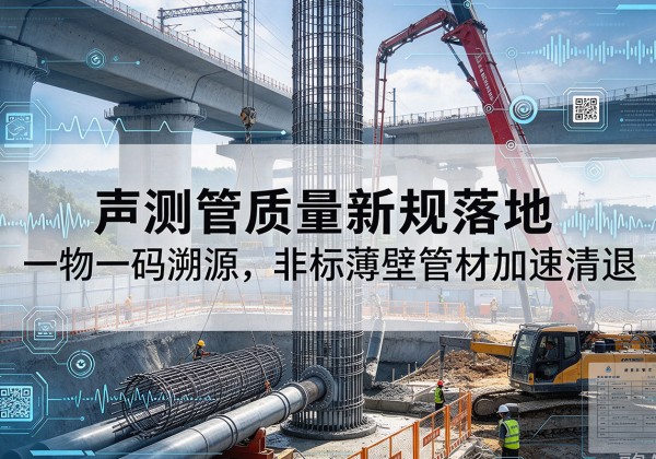益阳声测管质量新规落地，一物一码溯源，非标薄壁管材加速清退